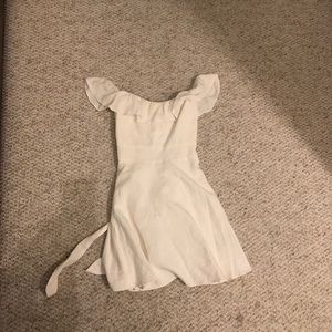 Cream/white Zara dress